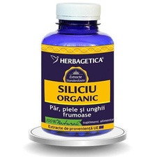Siliciu Organic 120capsule - Herbagetica