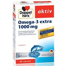 Aktiv Omega-3 extra 1000mg 60capsule - DoppelHerz