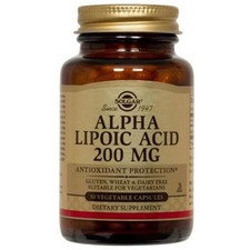 Alpha Lipoic Acid 200mg - Solgar