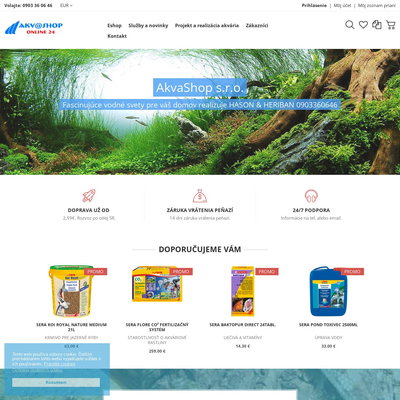 AkvaShop akvaristika a teraristika