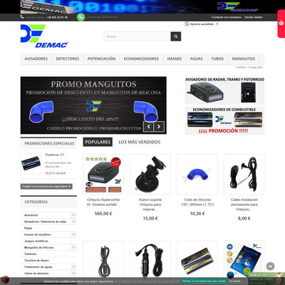 Tienda online de DEMAC