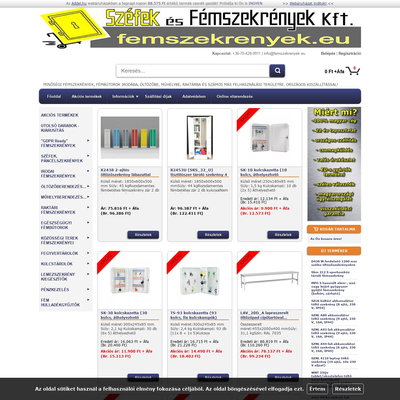 FÉMSZEKRÉNYEK.EU