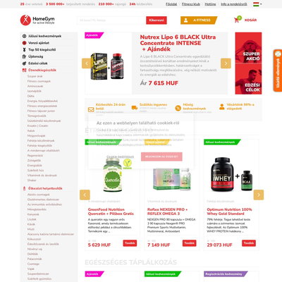 Online Fitness Shop Budapest
